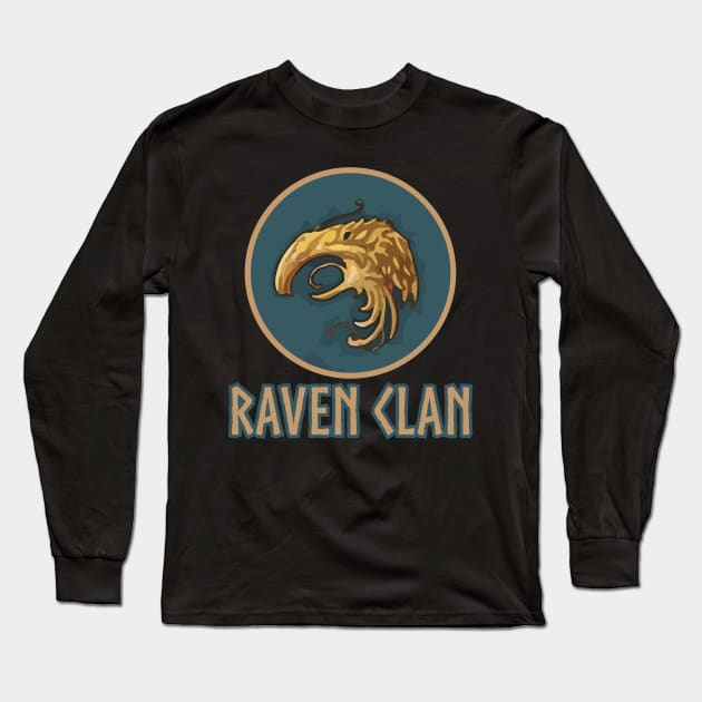 Blood Rage Raven Clan Board Game Graphic - Tabletop Gaming Long Sleeve T-Shirt by MeepleDesign